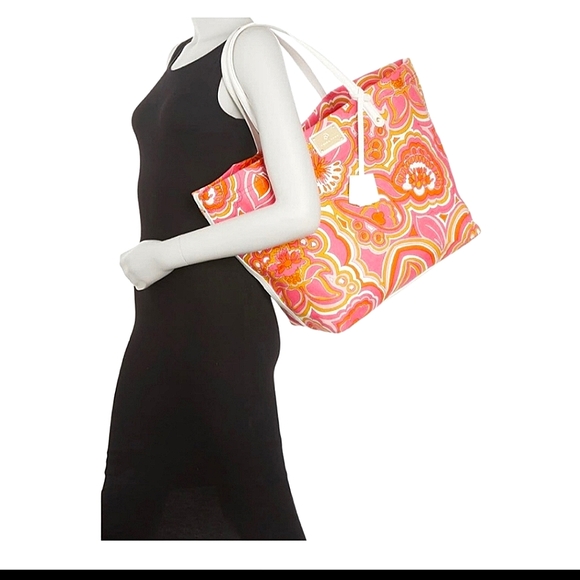 Trina Turk NWOT 25th Anniversary Sunrise Tote - Picture 3 of 5